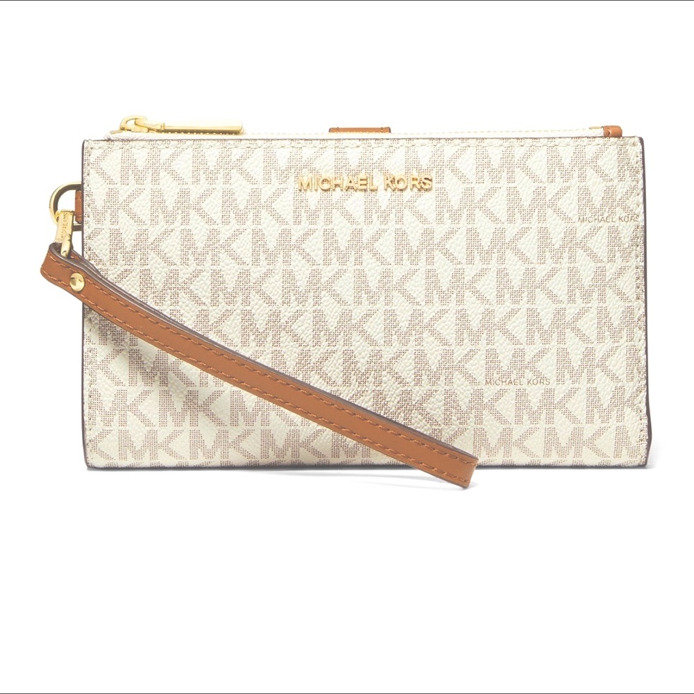 Michael Kors Michael Kors Michael Kors NWT Jet Set Double-Zip Wristlet